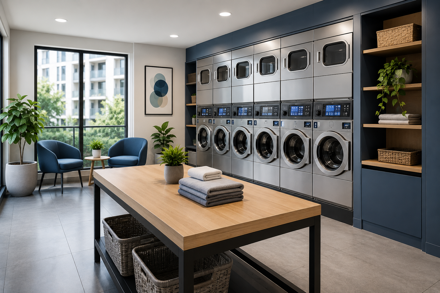 Instalación de lavanderías en condominios: diseño eficiente y funcional